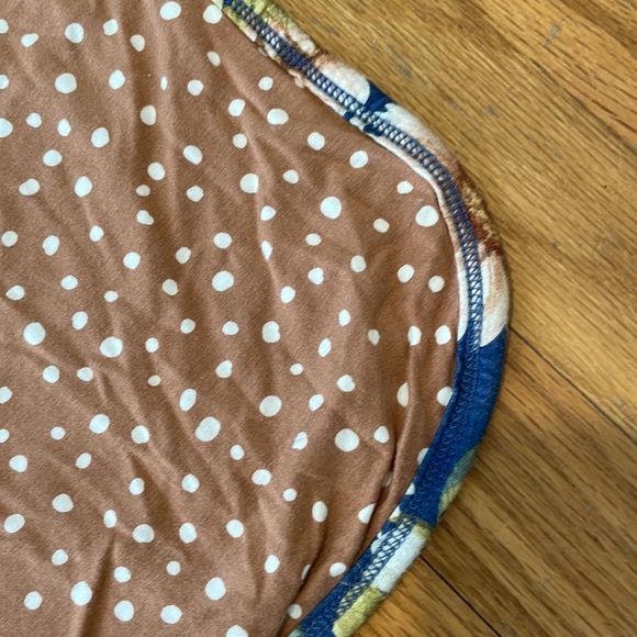 Like new POSH PEANUT Soraya bamboo blanket Patoo fall floral EUC - Picture 4 of 6